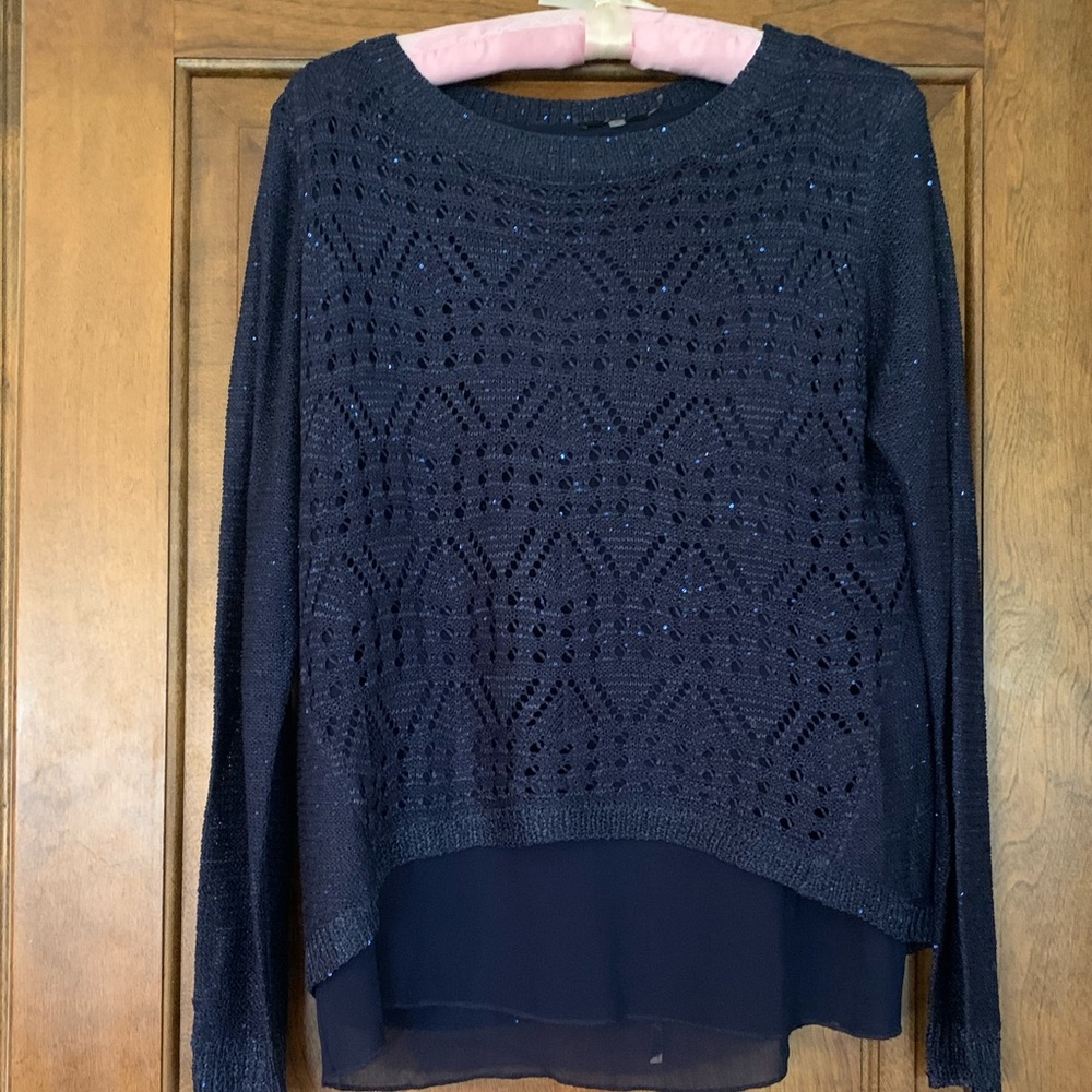 Sequined dressy sweater